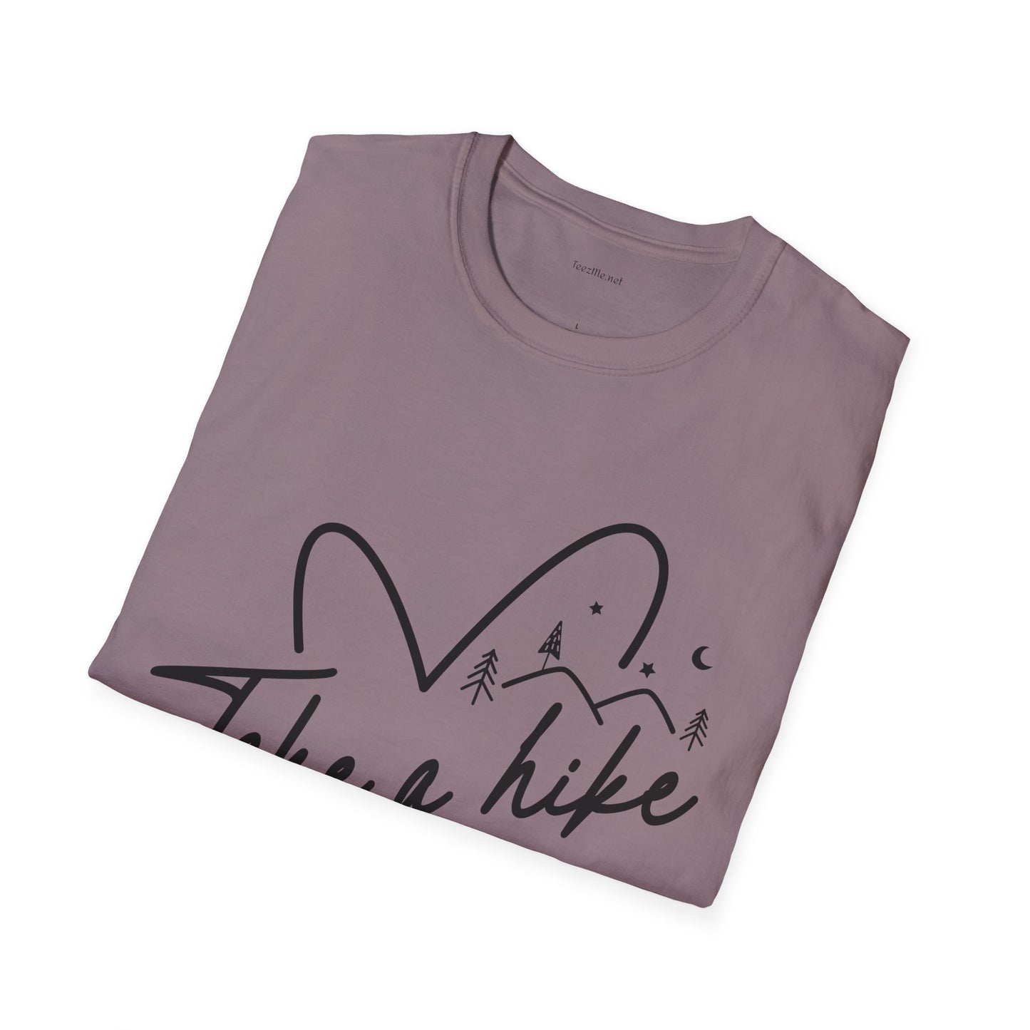 Take a Hike (black) - Unisex Softstyle T-Shirt 100% Cotton Graphic #weed #cannabis