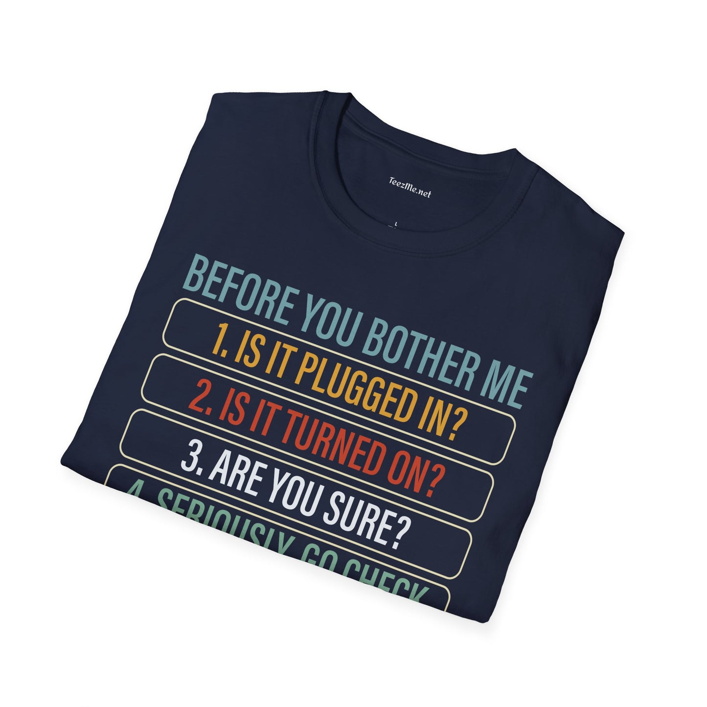 Info Technology 01 Unisex SoftStyle T-Shirt 100% Cotton