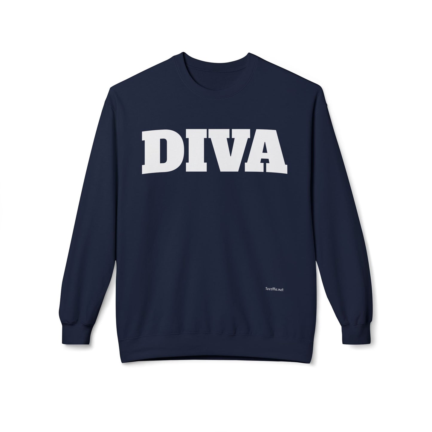 DIVA - Unisex Midweight Softstyle Fleece Crewneck Sweatshirt