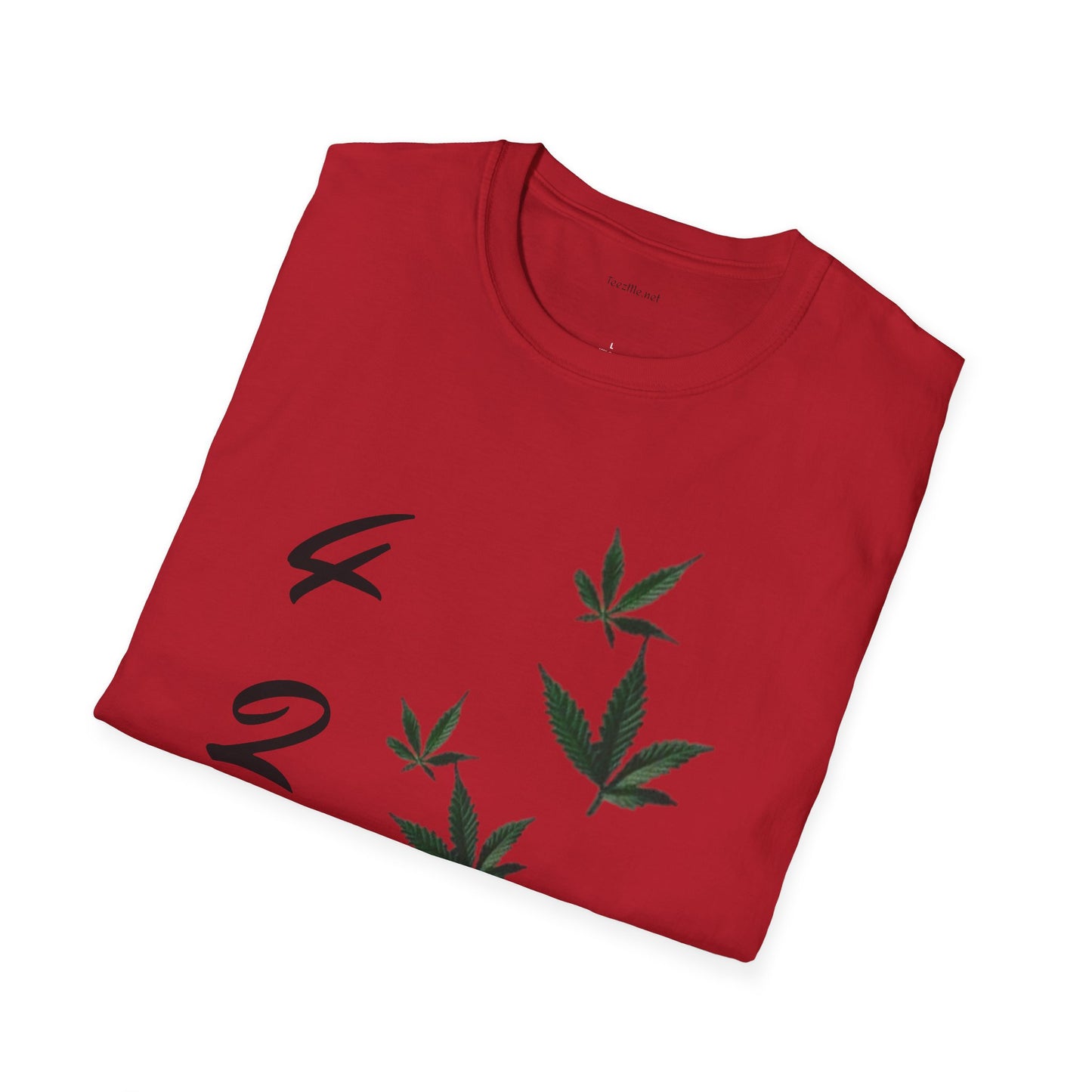 420 - Unisex Softstyle T-Shirt 100% Cotton Graphic #weed #cannabis