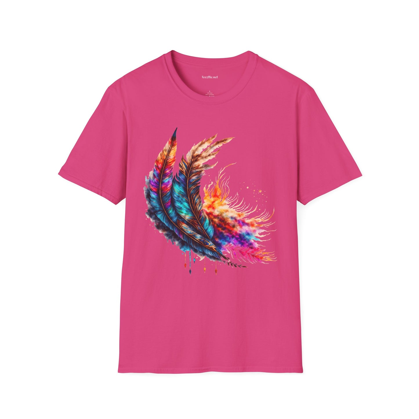Eagle Feather (1) Unisex Softstyle T-Shirt 100% Cotton Graphic