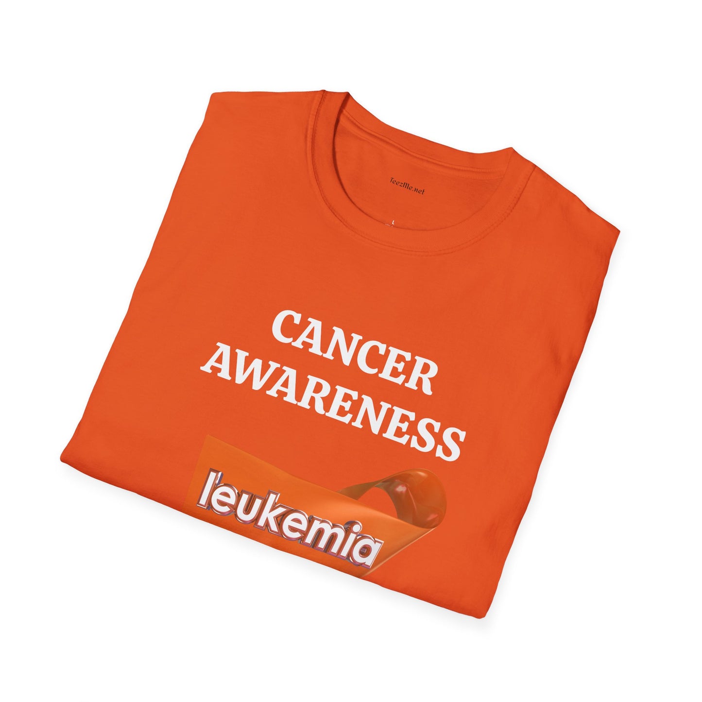 Leukemia Cancer Awareness - Unisex Softstyle T-Shirt 100% Cotton Graphic