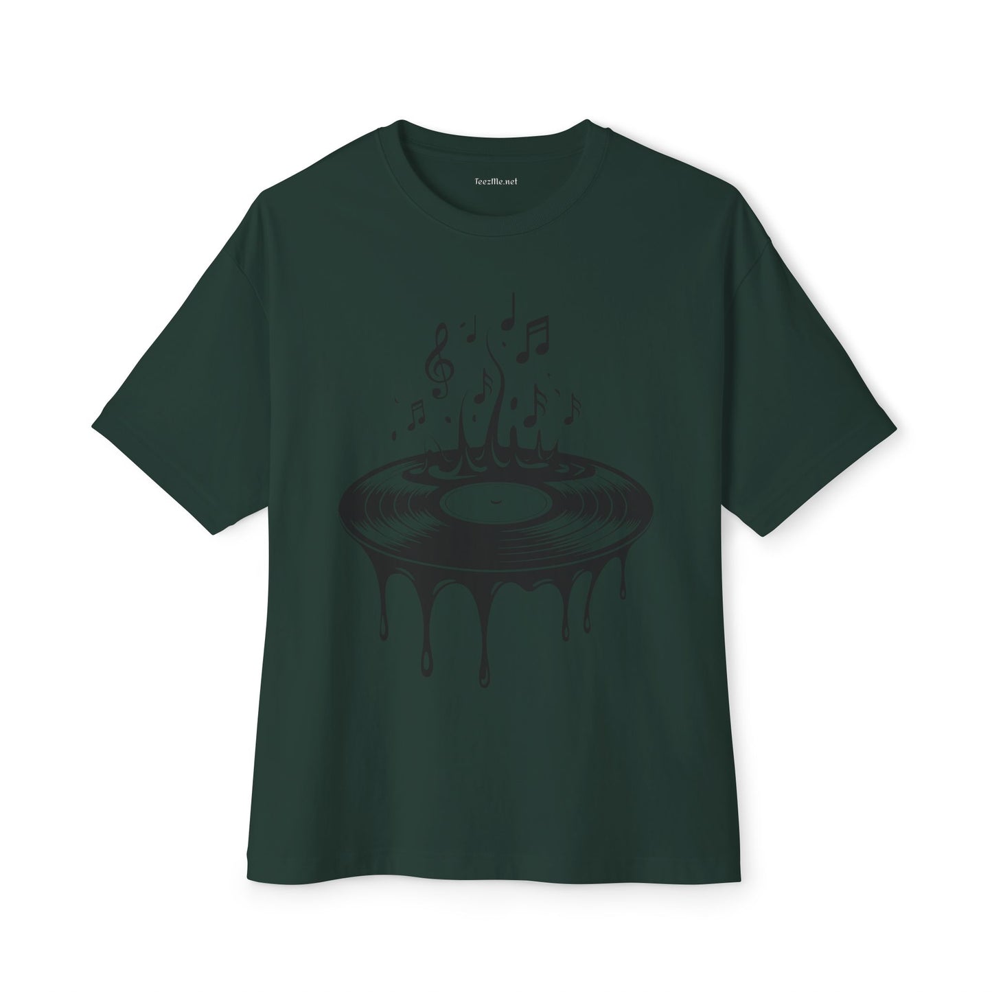 Spinning Vinyl (1) Unisex Oversized Boxy Tee