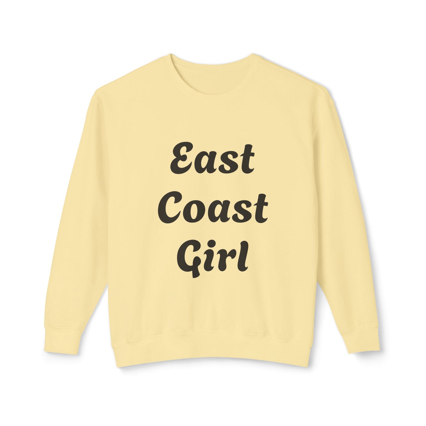 East Coast Girl -Unisex Lightweight Crewneck Sweatshirt