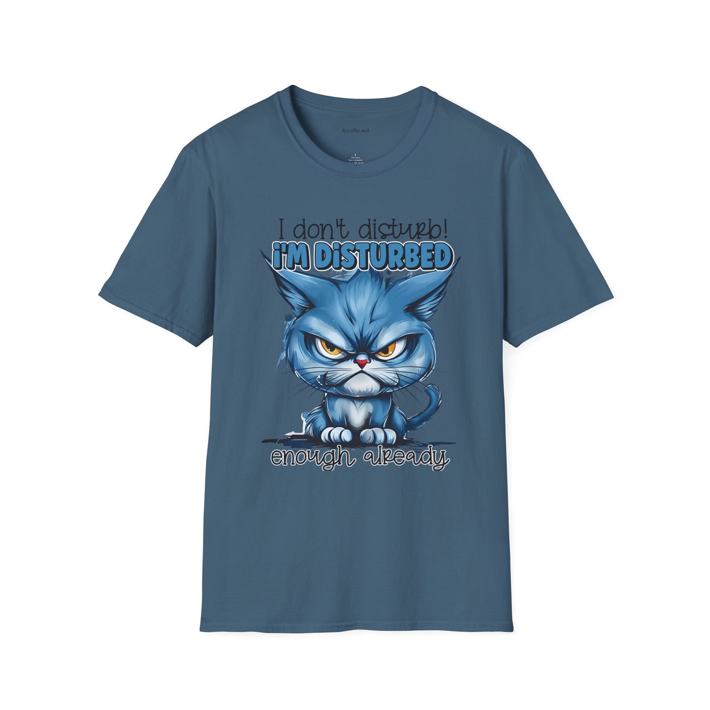 I don't Disturb Unisex Softstyle T-Shirt 100% Cotton Graphic