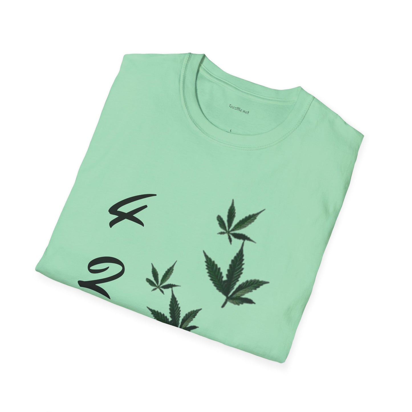 420 - Unisex Softstyle T-Shirt 100% Cotton Graphic #weed #cannabis