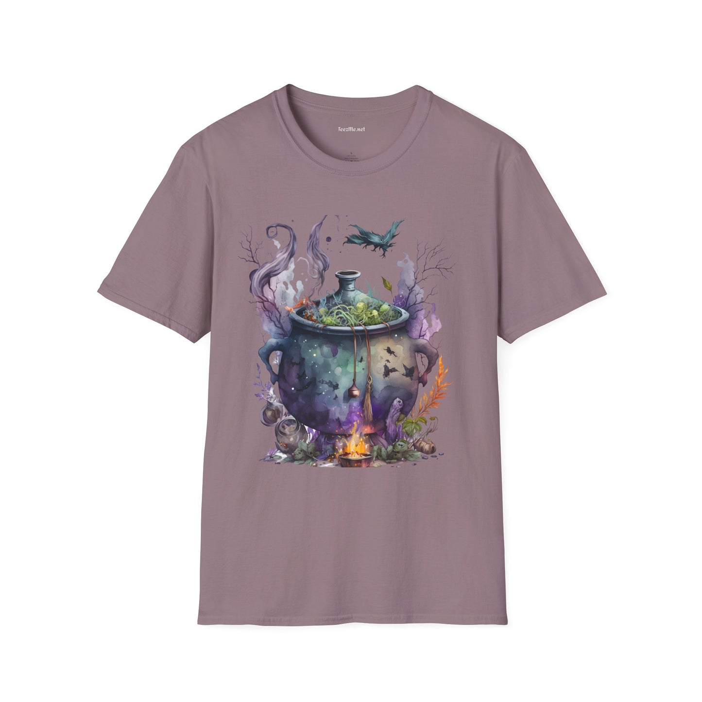 Cauldron Watercolor Unisex Softstyle T-Shirt 100% Cotton Graphic