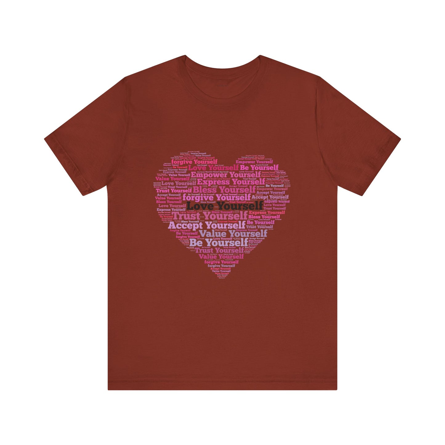 Love - Trust - Accept Yourself- Unisex Jersey Short Sleeve Tee