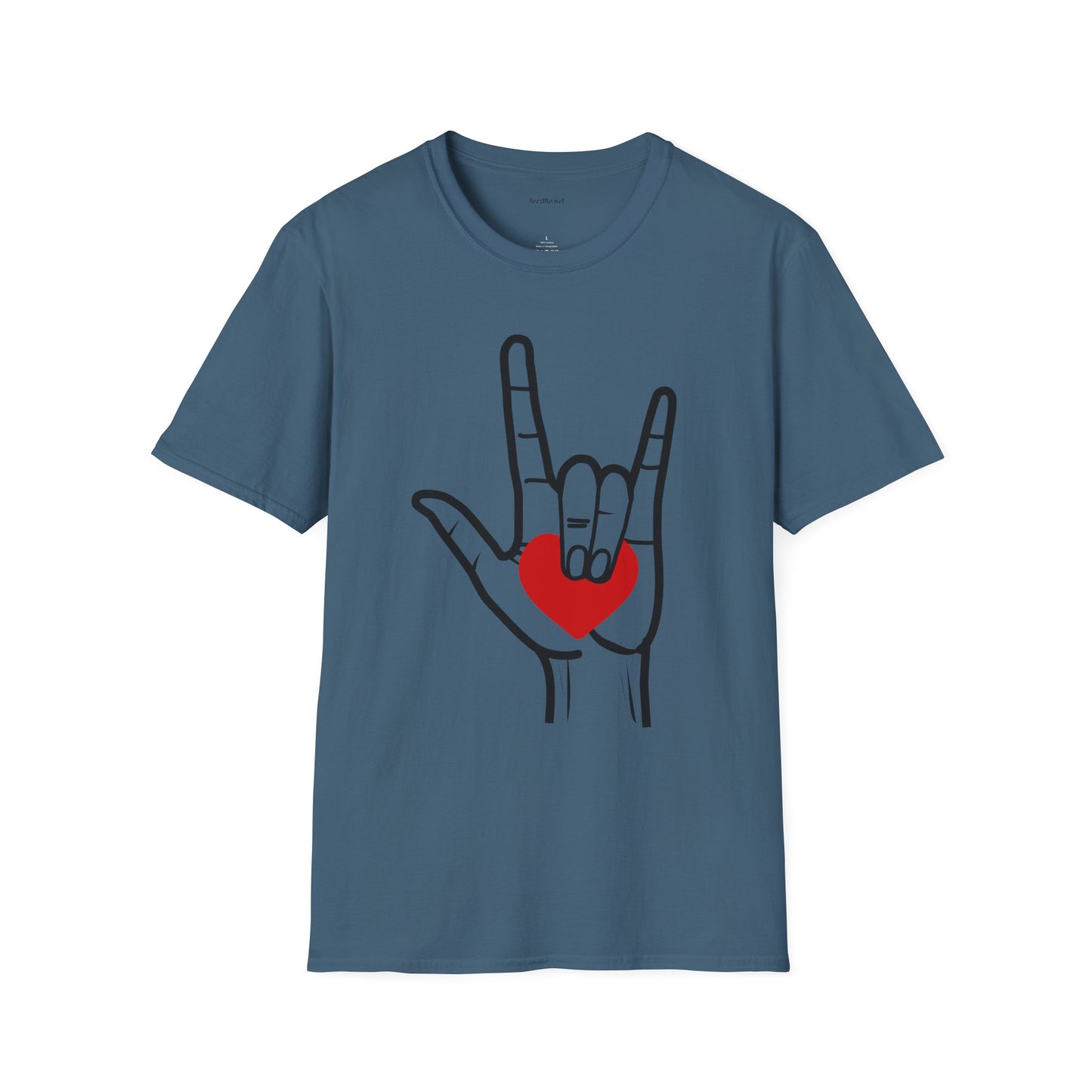 ASL Love  - Unisex Softstyle T-Shirt 100% Cotton Graphic