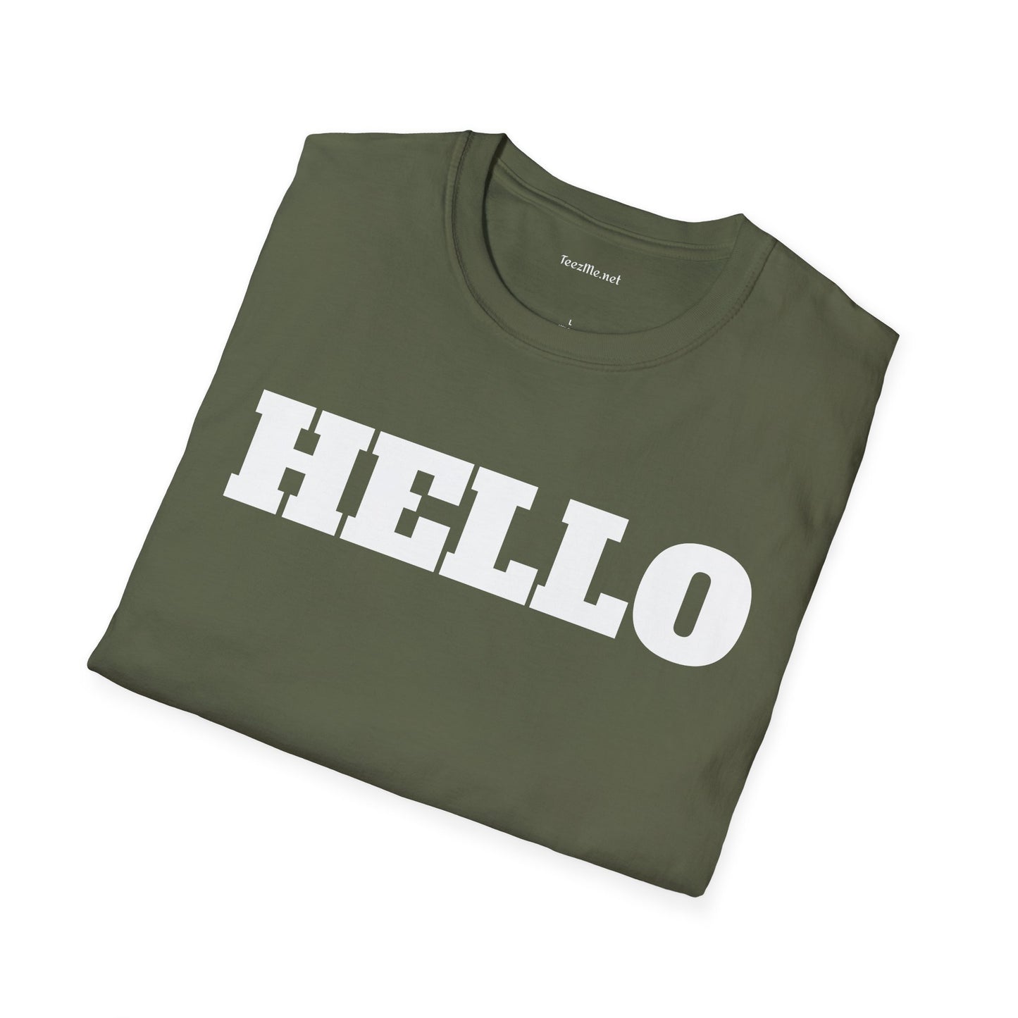 HELLO - Unisex Softstyle T-Shirt 100% Cotton Graphic