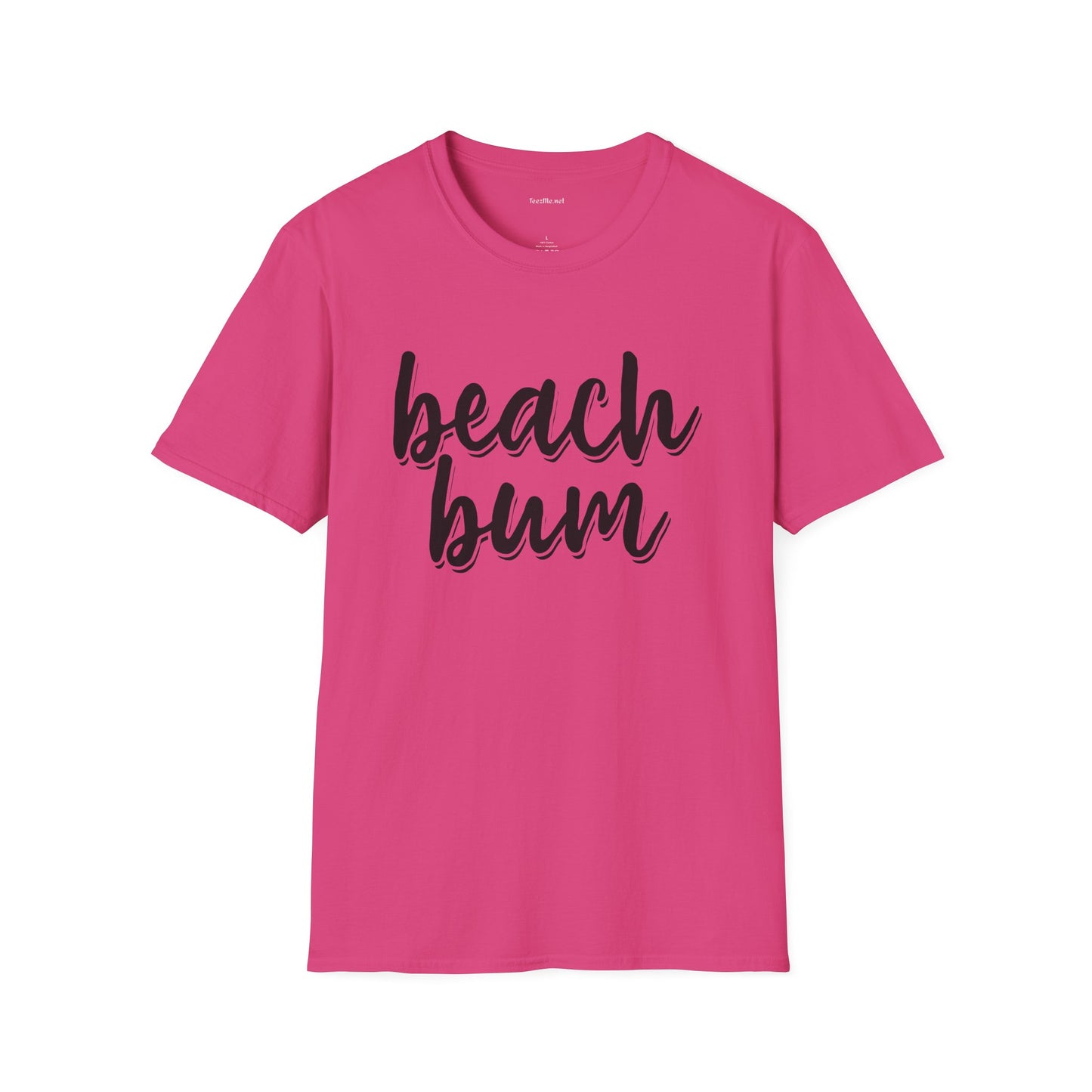 Beach Bum - Unisex Softstyle T-Shirt 100% Cotton Graphic (1)