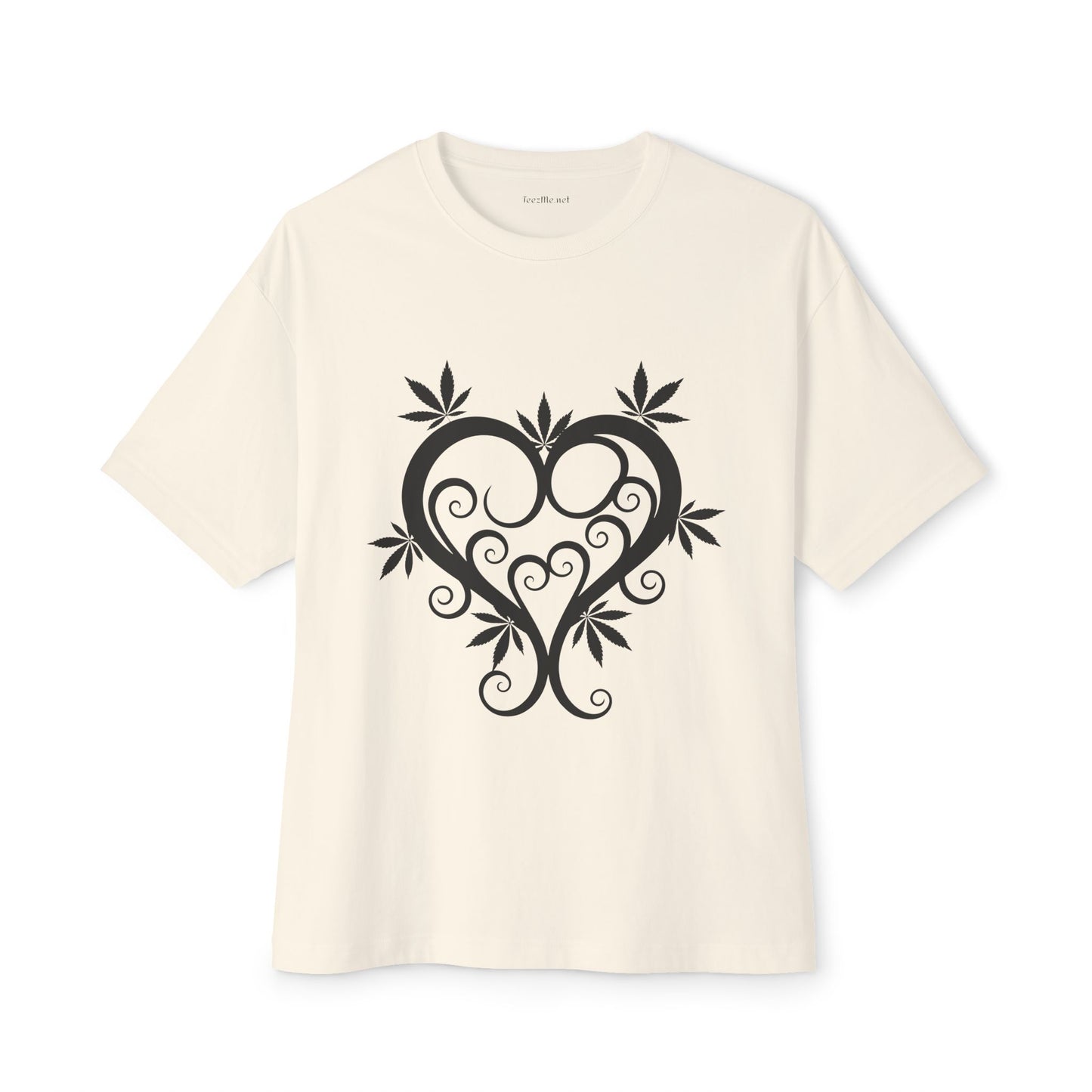 Weed Heart - Unisex Oversized Boxy Tee