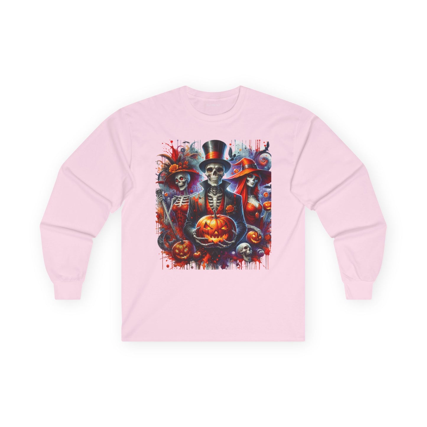 Halloween Skeletons 01 Unisex Ultra Cotton Long Sleeve Tee