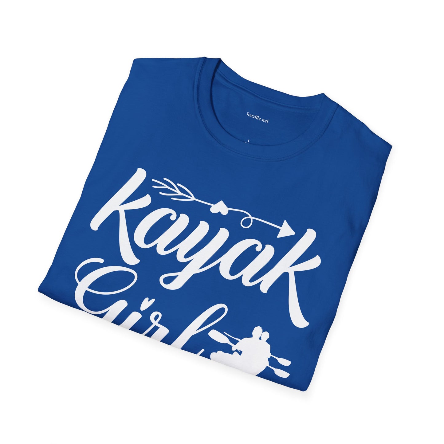 Kayak Girl - Unisex Softstyle T-Shirt 100% Cotton Graphic