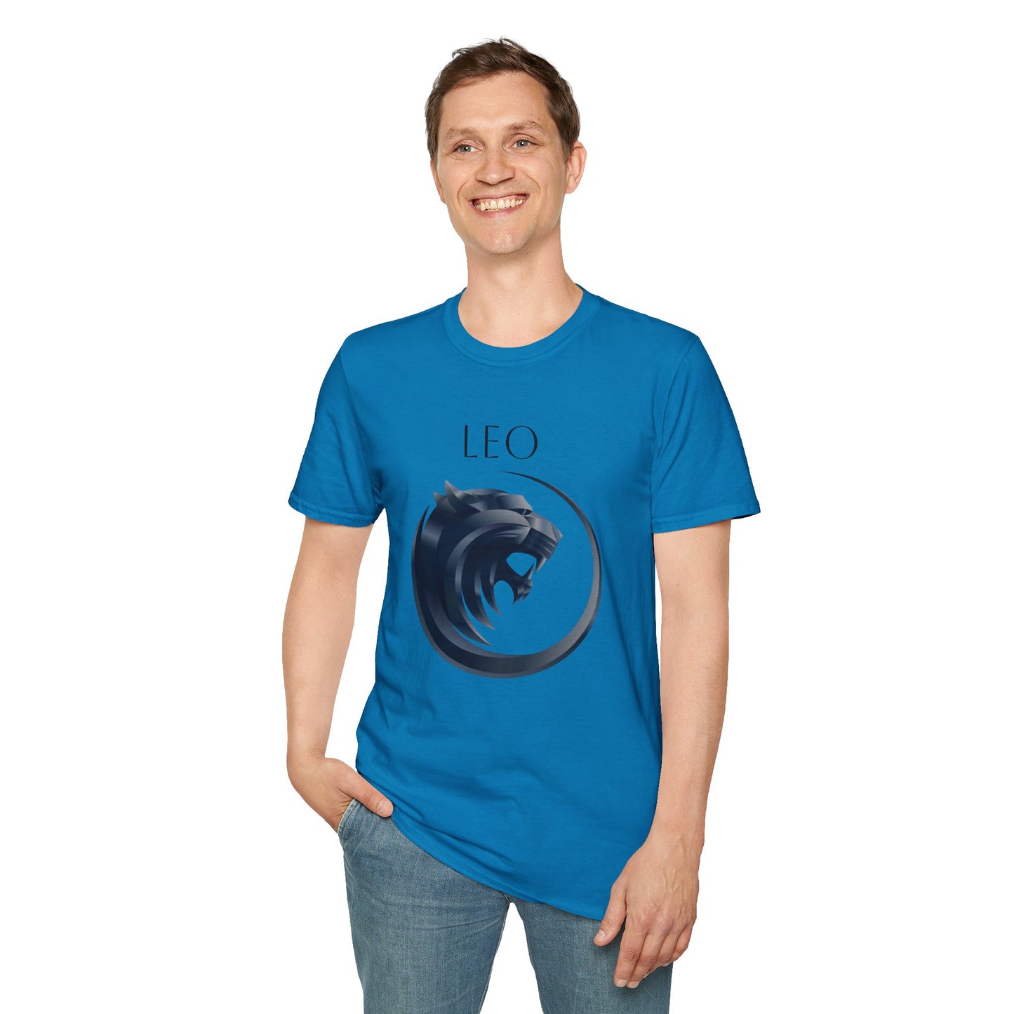 LEO - Unisex Softstyle T-Shirt 100% Cotton Graphic