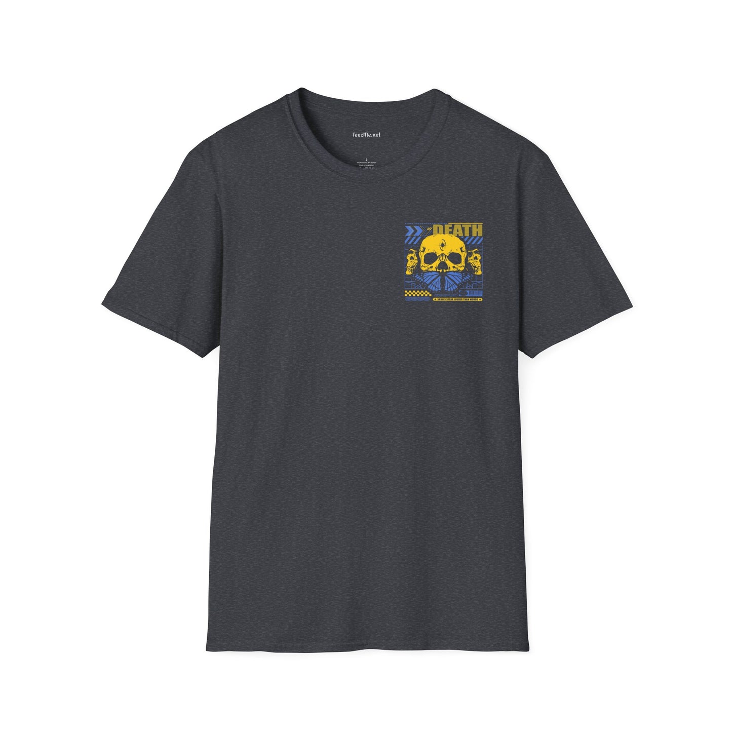 Grunge Skull Urban Unisex SoftStyle T-Shirt 100% Cotton