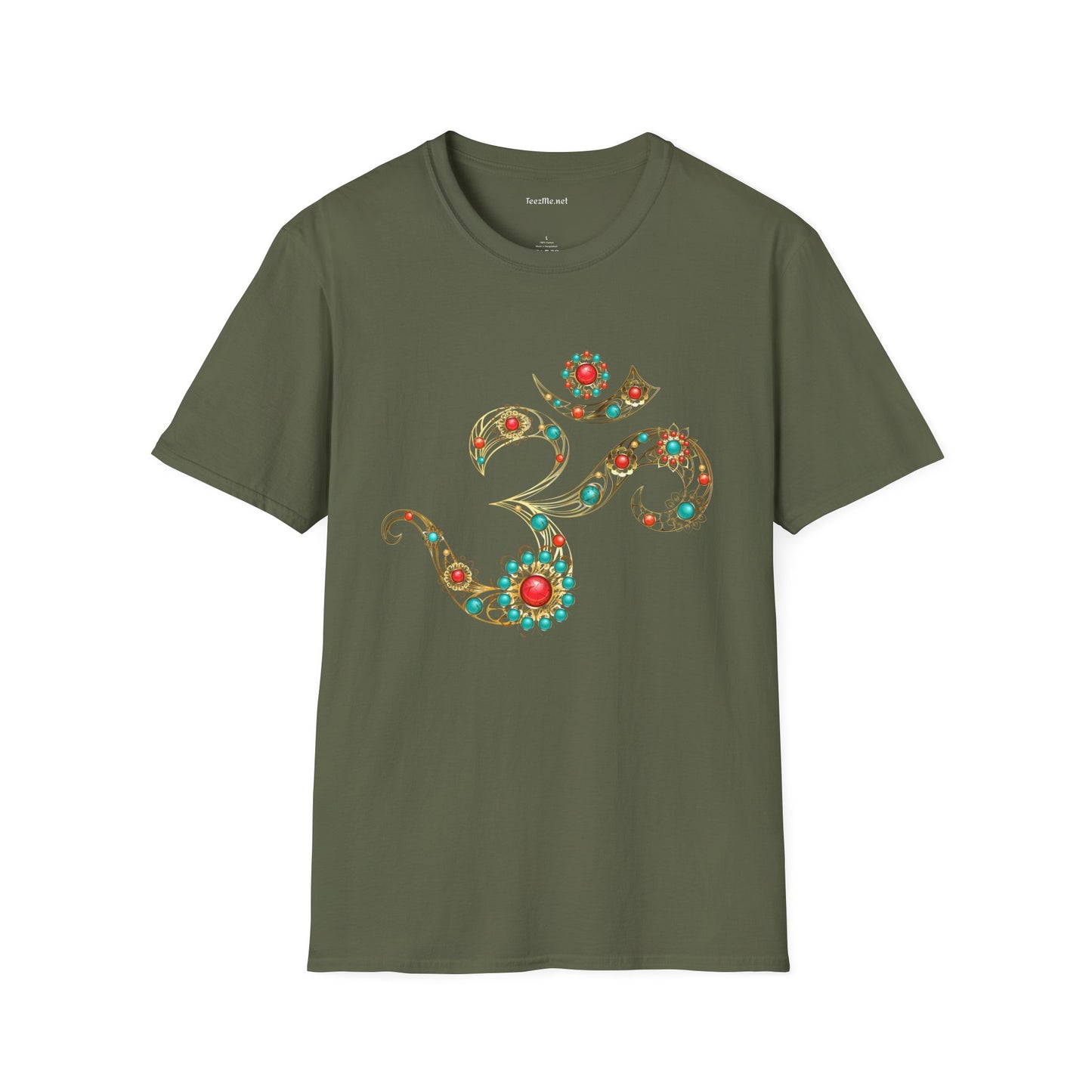 Symbol of OM Unisex Softstyle T-Shirt 100% Cotton Graphic