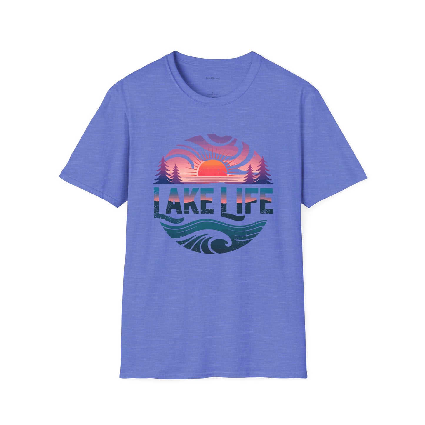 Lake Life - Unisex Softstyle T-Shirt 100% Cotton Graphic