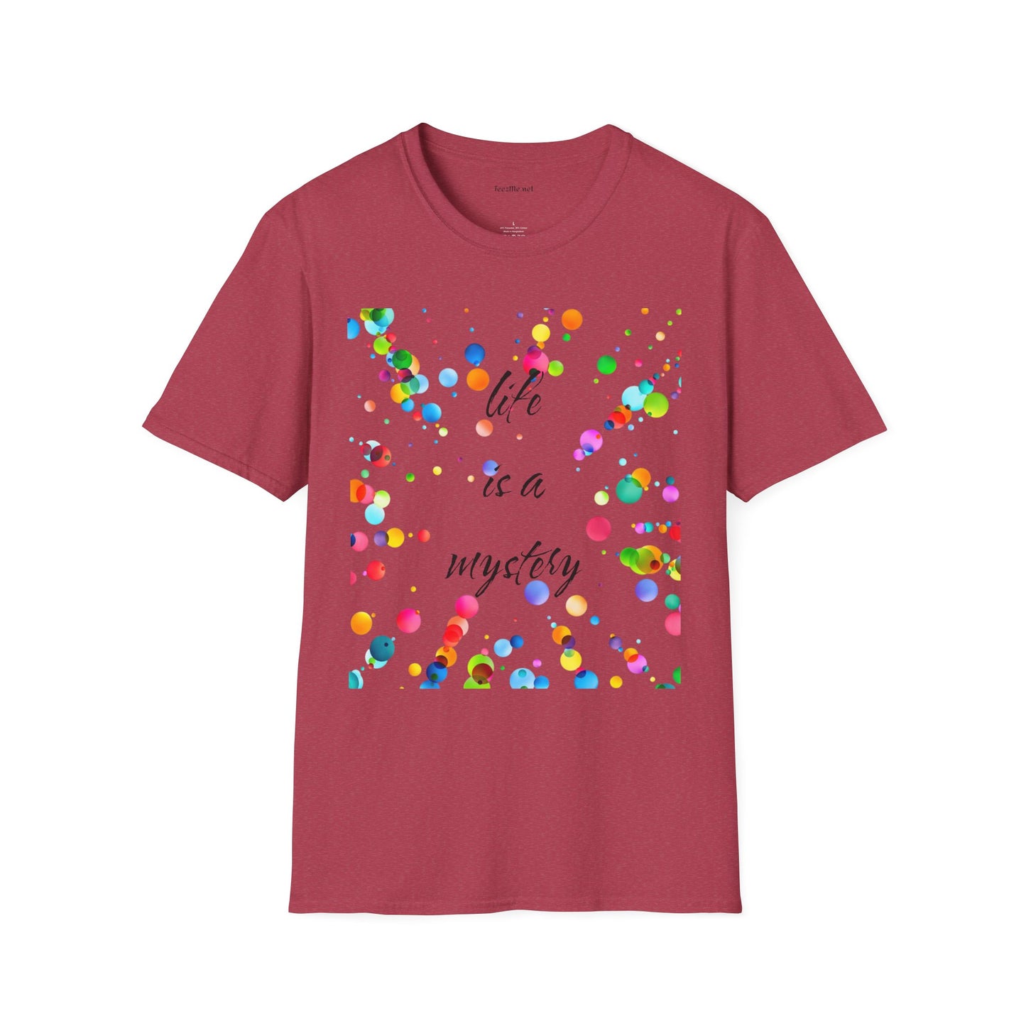 Life is a mystery - Unisex Softstyle T-Shirt 100% Cotton Graphic