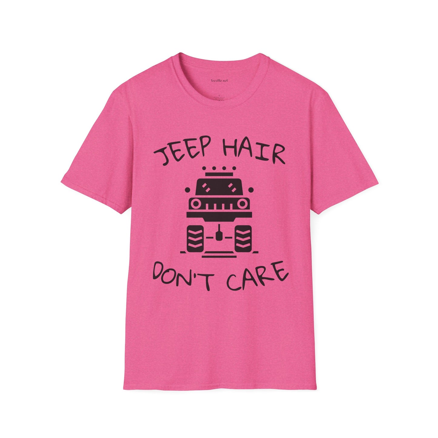 JEEP HAIR DON'T CARE - Unisex Softstyle T-Shirt 100% Cotton Graphic