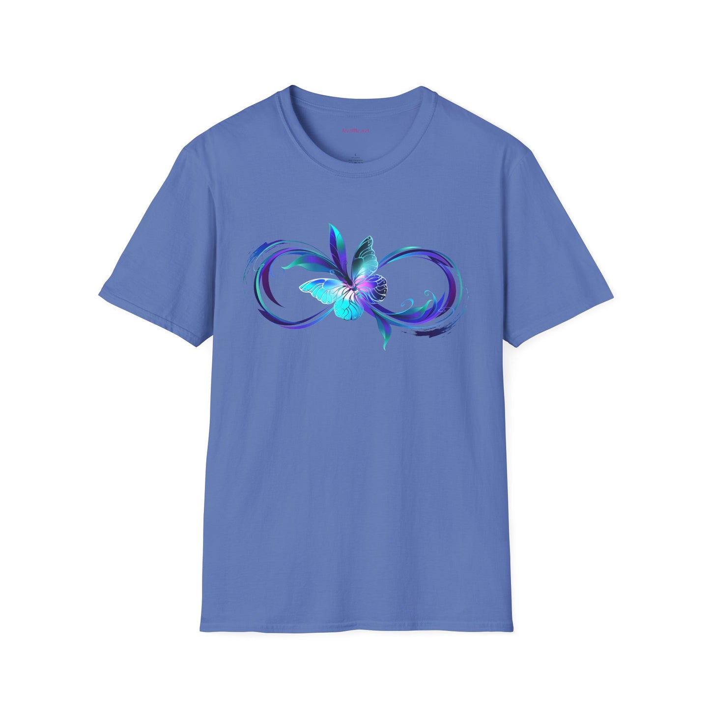 Infinity with Butterfly Unisex Softstyle T-Shirt 100% Cotton Graphic
