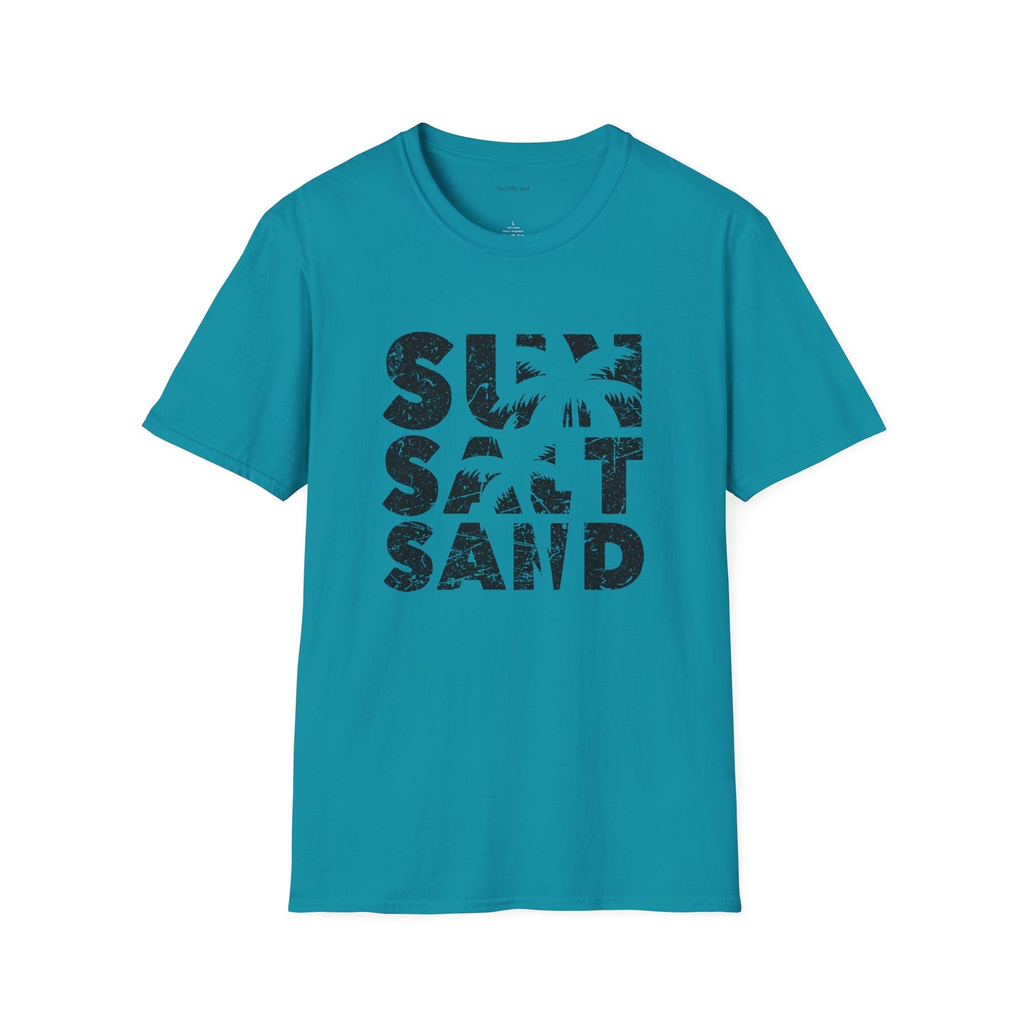 Sun Salt Sand - Unisex Softstyle T-Shirt 100% Cotton Graphic