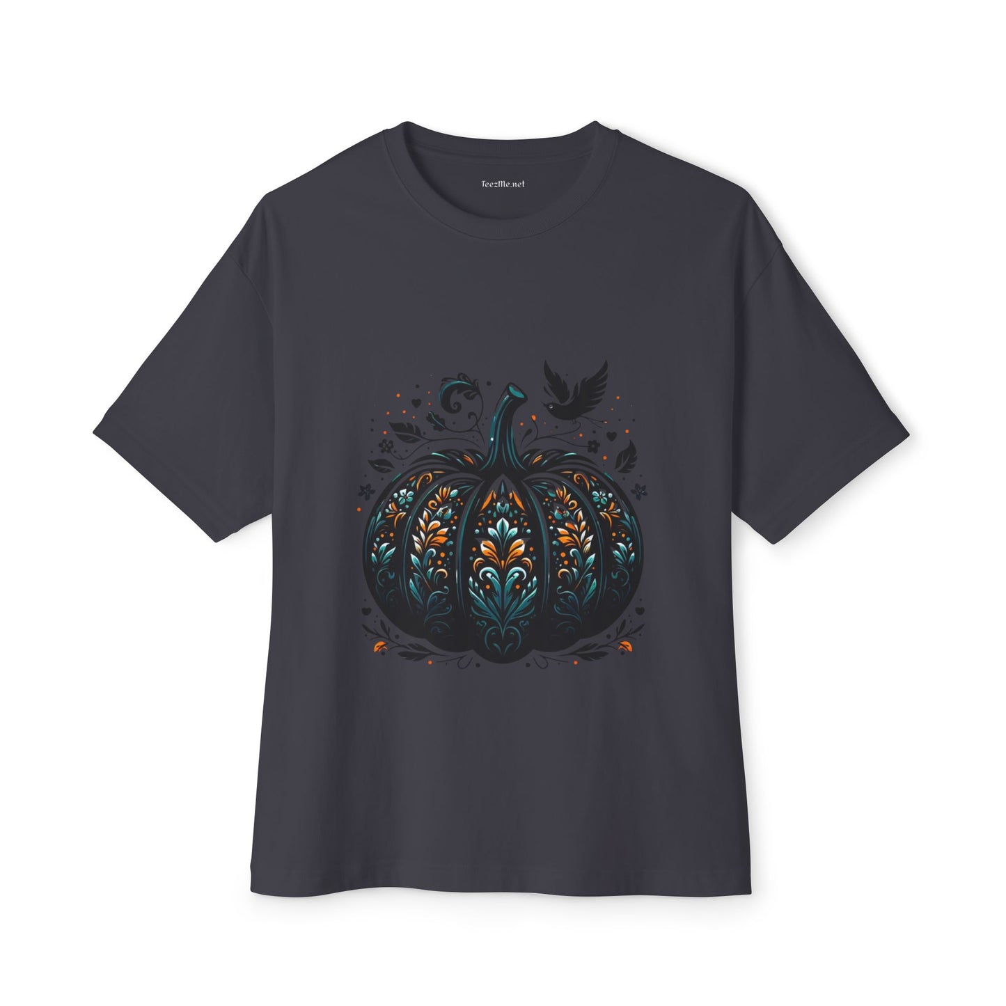 Goth Pumpkin2 - Unisex Oversized Boxy Tee