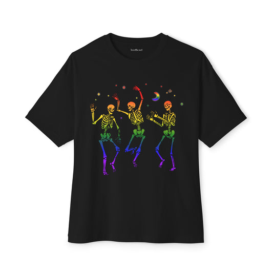 Skeleton Dancers LGBT Unisex Oversized Boxy Tee