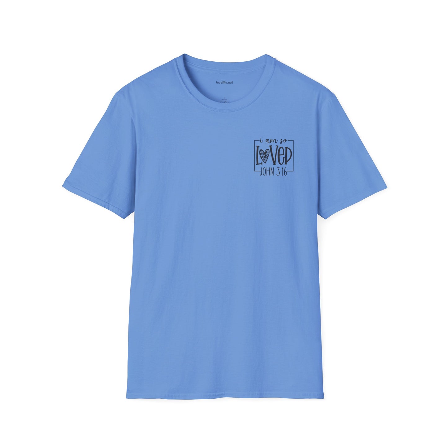 John 3:16 - Unisex Softstyle T-Shirt 100% Cotton Graphic