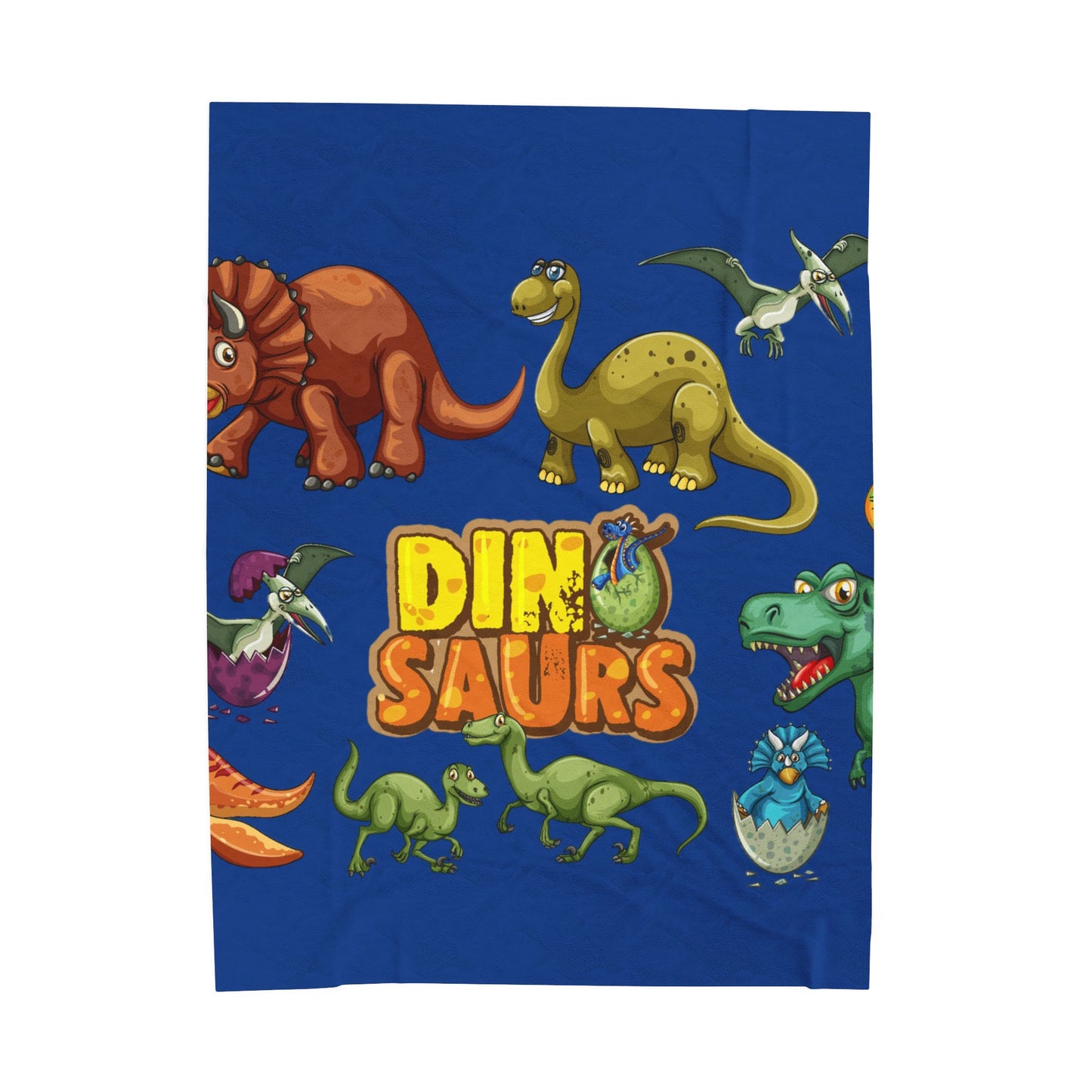Dinosaurs Velveteen Plush Blanket