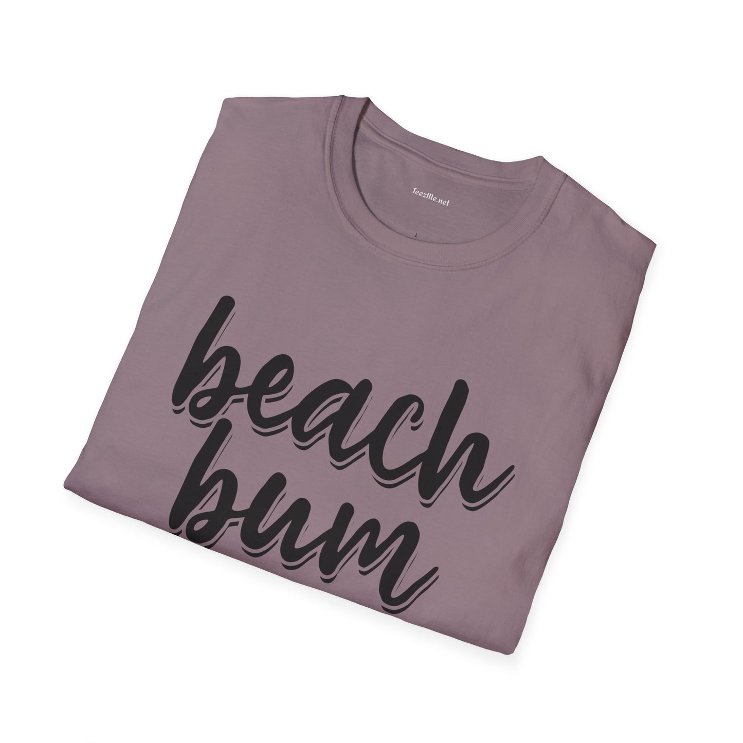 Beach Bum - Unisex Softstyle T-Shirt 100% Cotton Graphic (1)