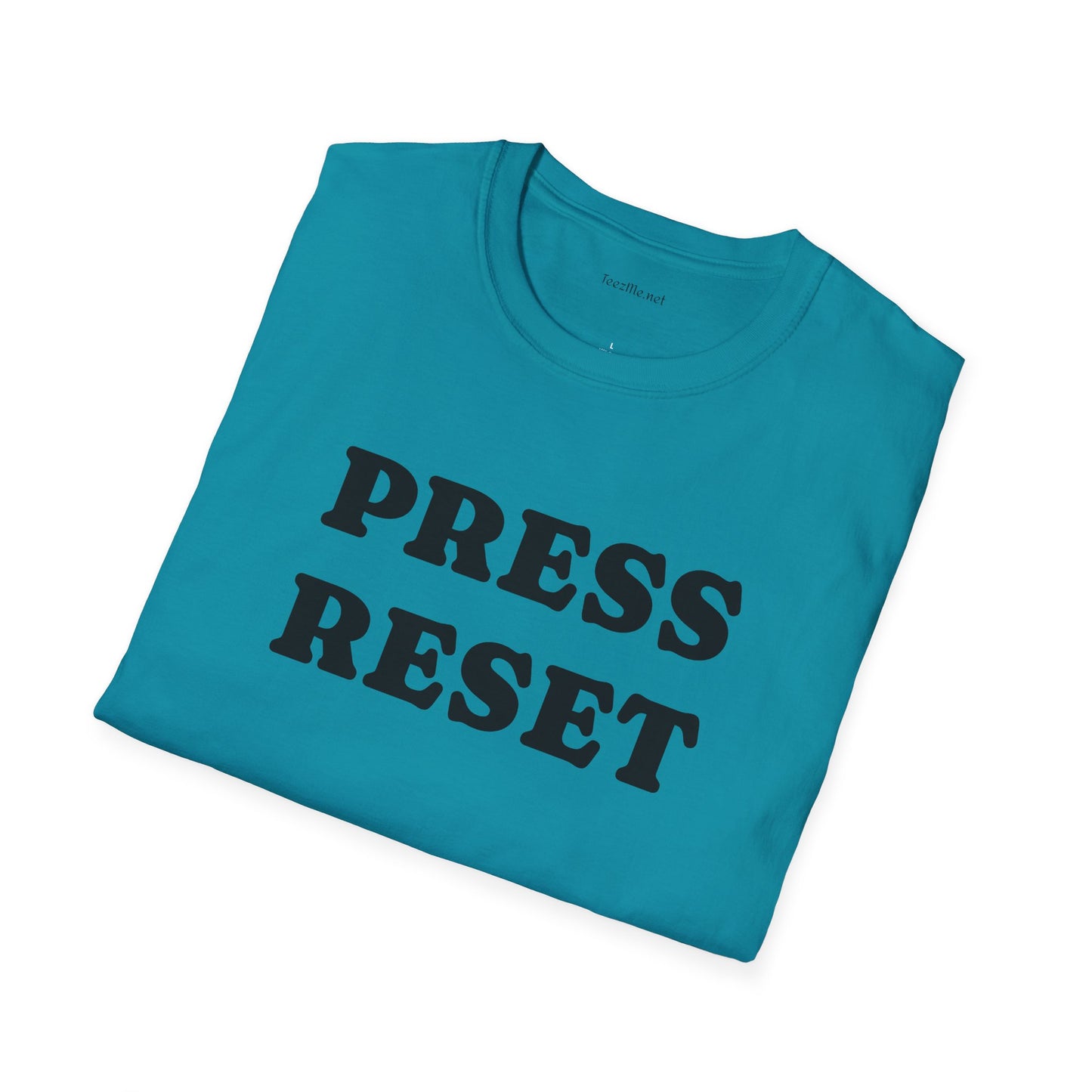 Press Reset - Unisex Softstyle T-Shirt 100% Cotton Graphic