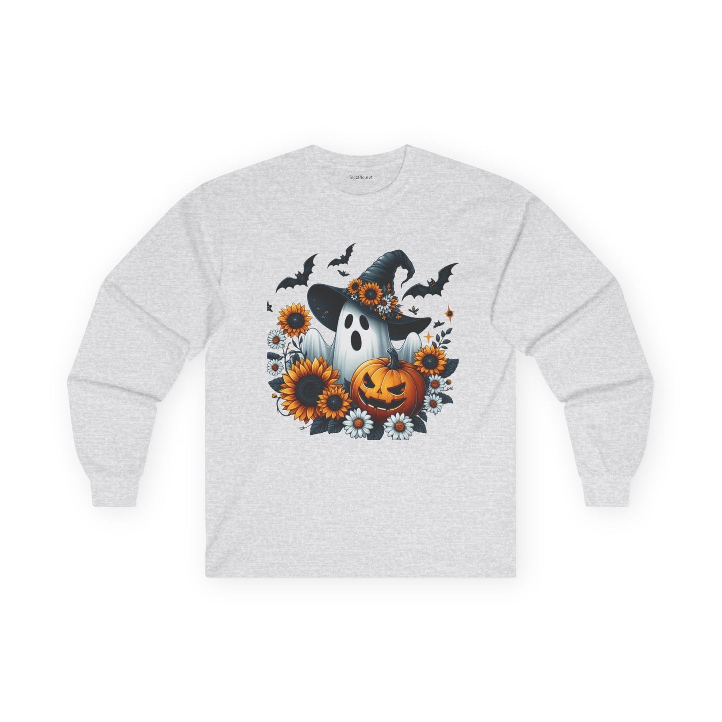 Pumpkin Ghost Harvest Unisex Ultra Cotton Long Sleeve Tee