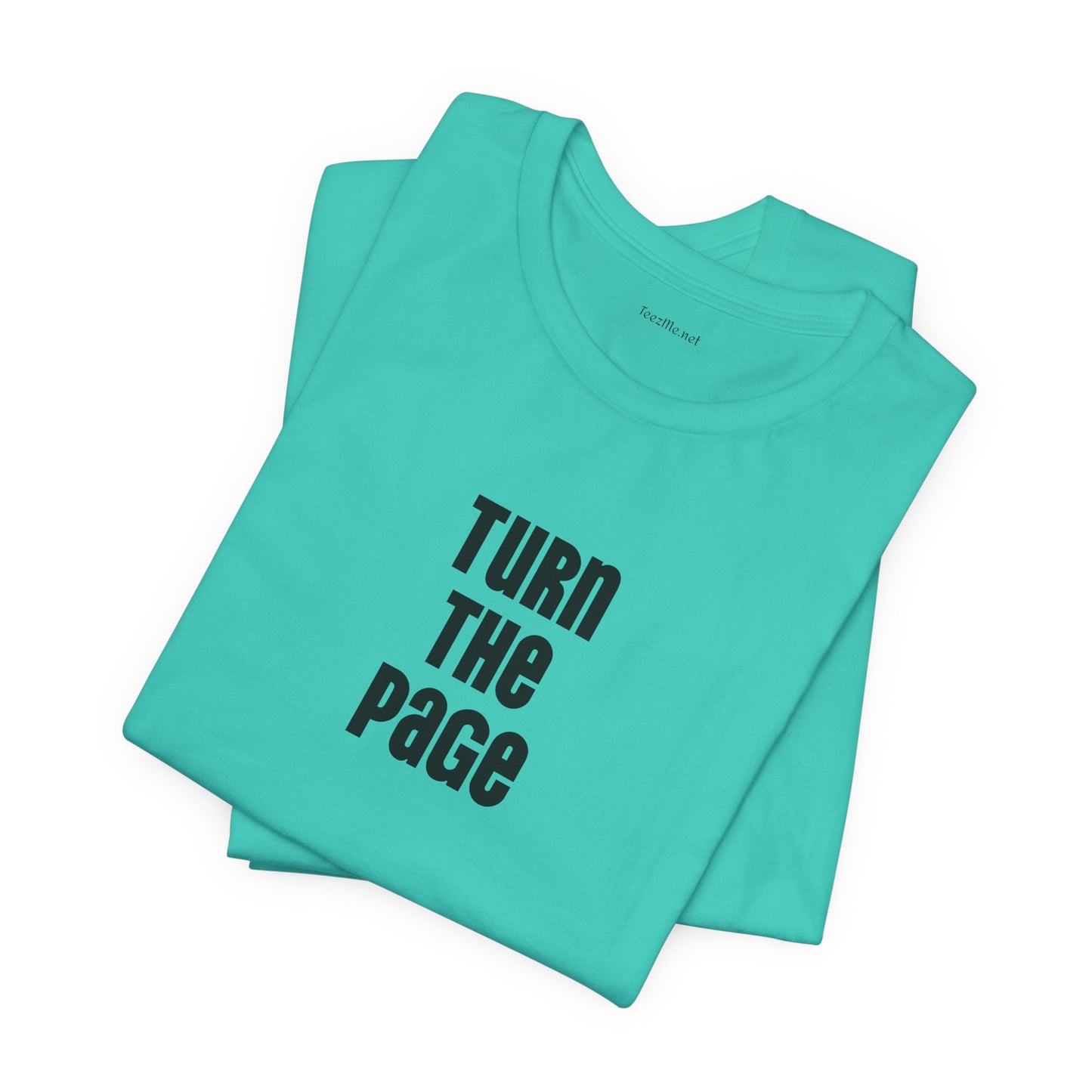 Turn the Page - Unisex Jersey Short Sleeve Tee