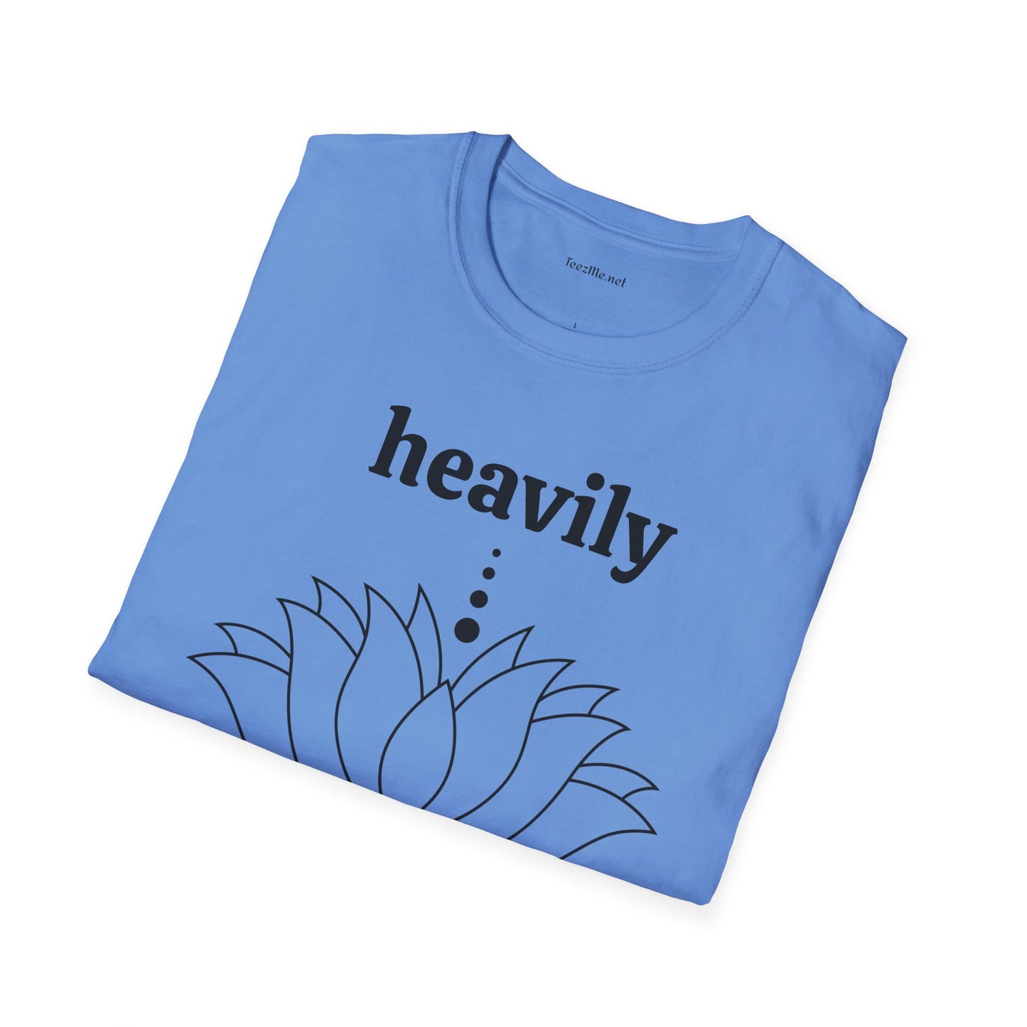 Heavily Meditated - Unisex Softstyle T-Shirt 100% Cotton Graphic