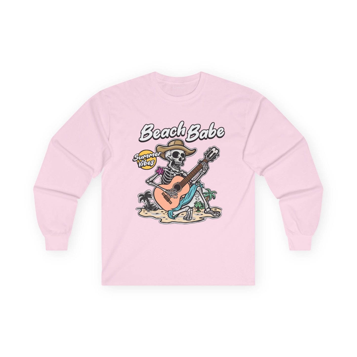 Beach Babe Guitar Unisex Ultra Cotton Long Sleeve Tee