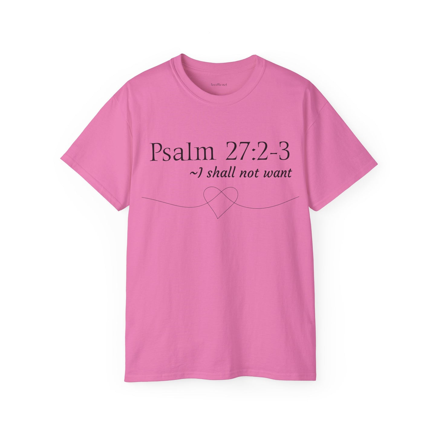 Psalm 27:2-3 - Unisex Ultra Cotton Tee