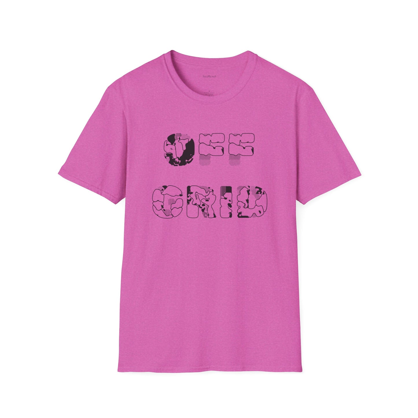 OFF GRID - Unisex Softstyle T-Shirt 100% Cotton Graphic