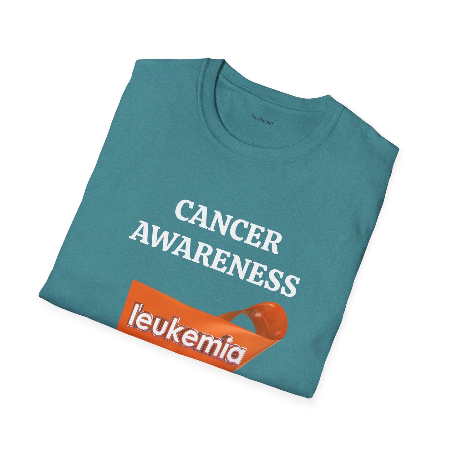 Leukemia Cancer Awareness - Unisex Softstyle T-Shirt 100% Cotton Graphic