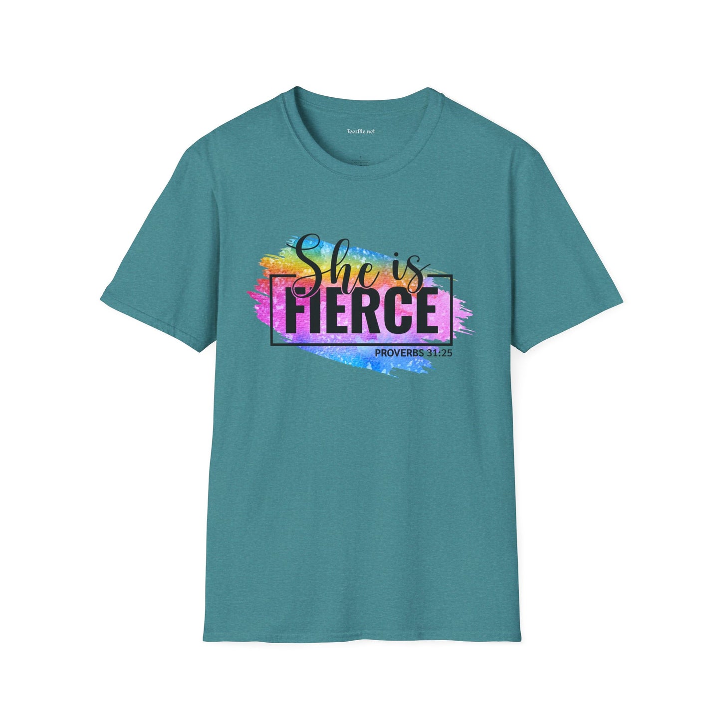 She is FIERCE Unisex Softstyle T-Shirt 100% Cotton Graphic