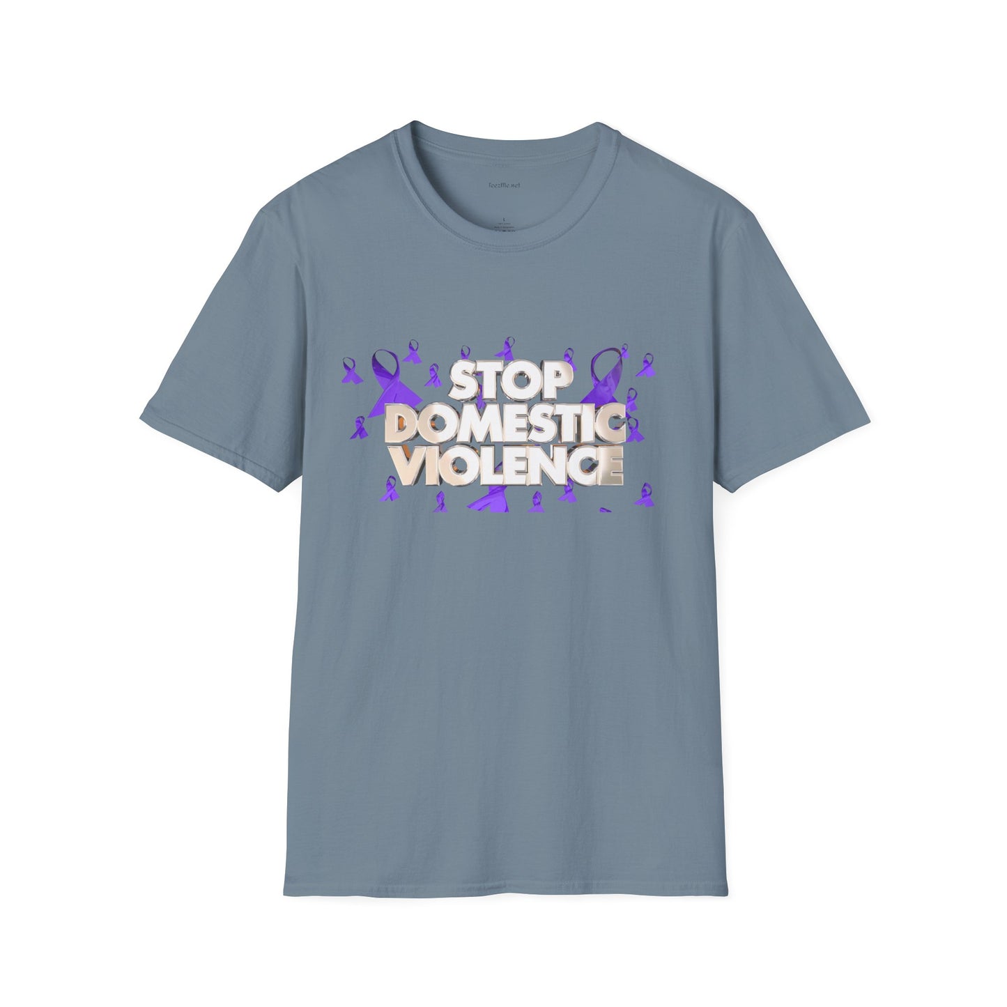 STOP DOMESTIC VIOLENCE - Unisex Softstyle T-Shirt 100% Cotton Graphic