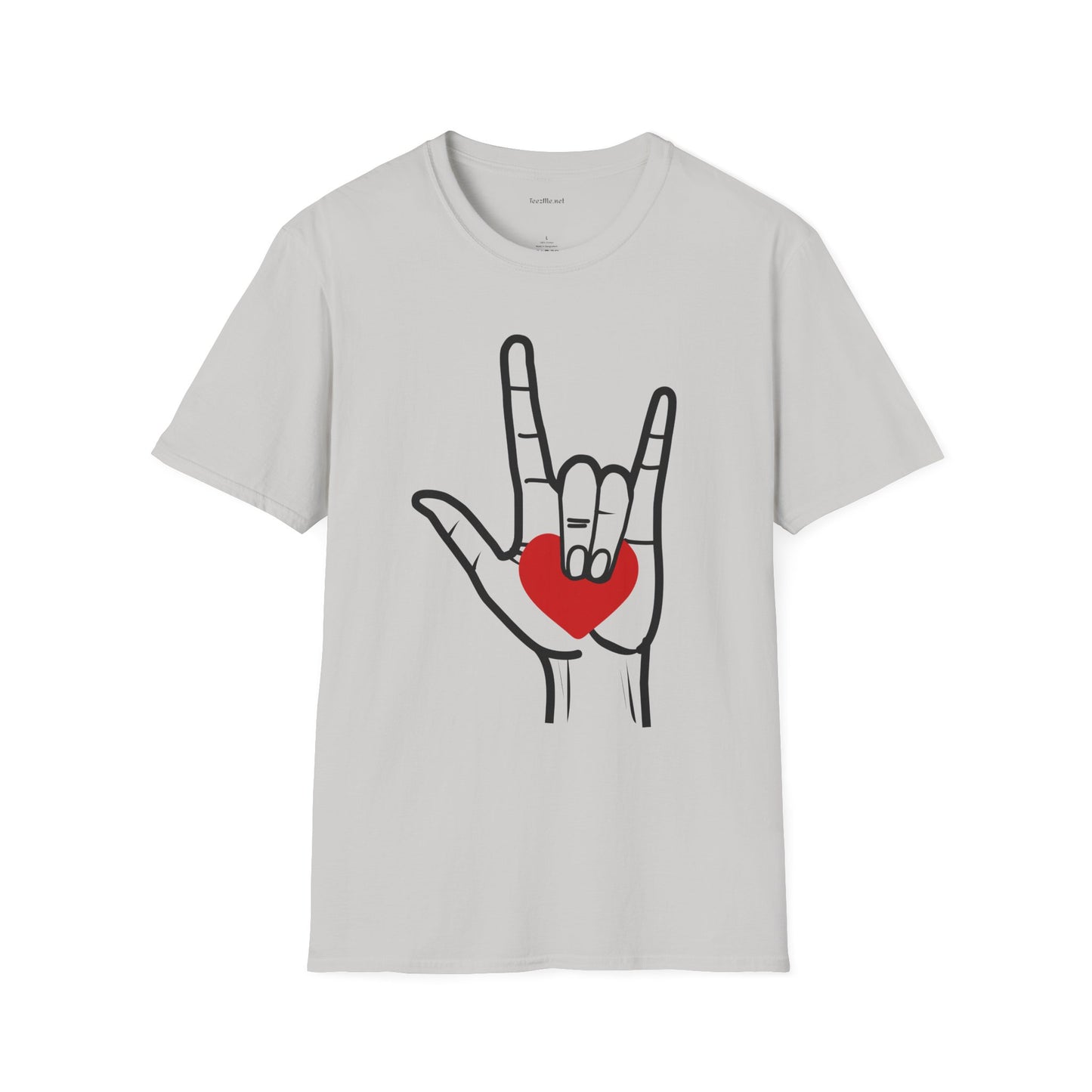ASL Love  - Unisex Softstyle T-Shirt 100% Cotton Graphic