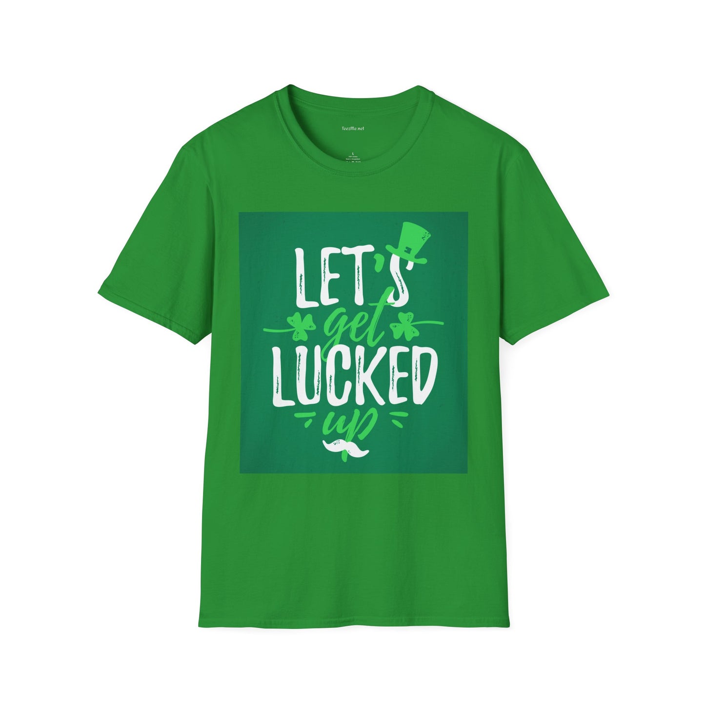 Let's Get Lucked - Unisex Softstyle T-Shirt 100% Cotton Graphic