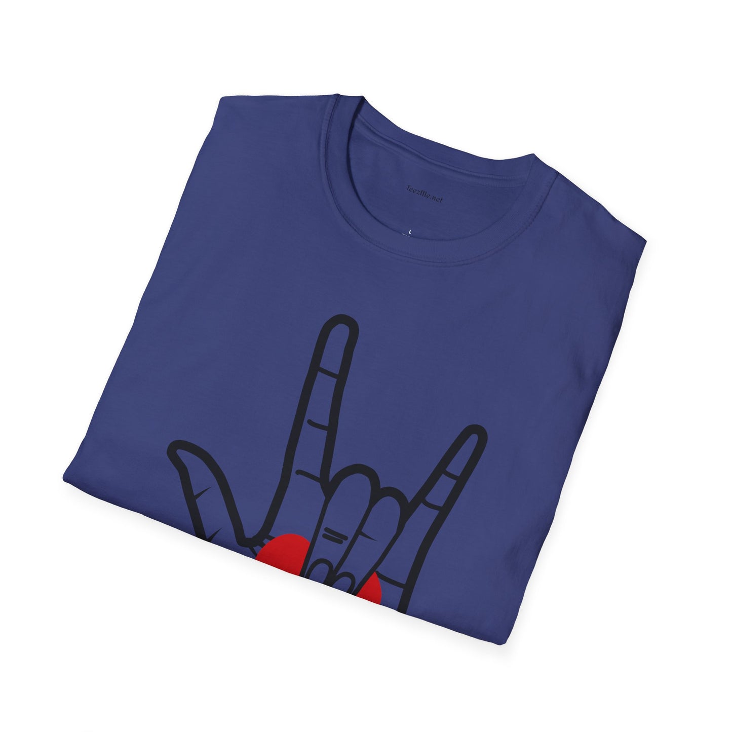 ASL Love  - Unisex Softstyle T-Shirt 100% Cotton Graphic