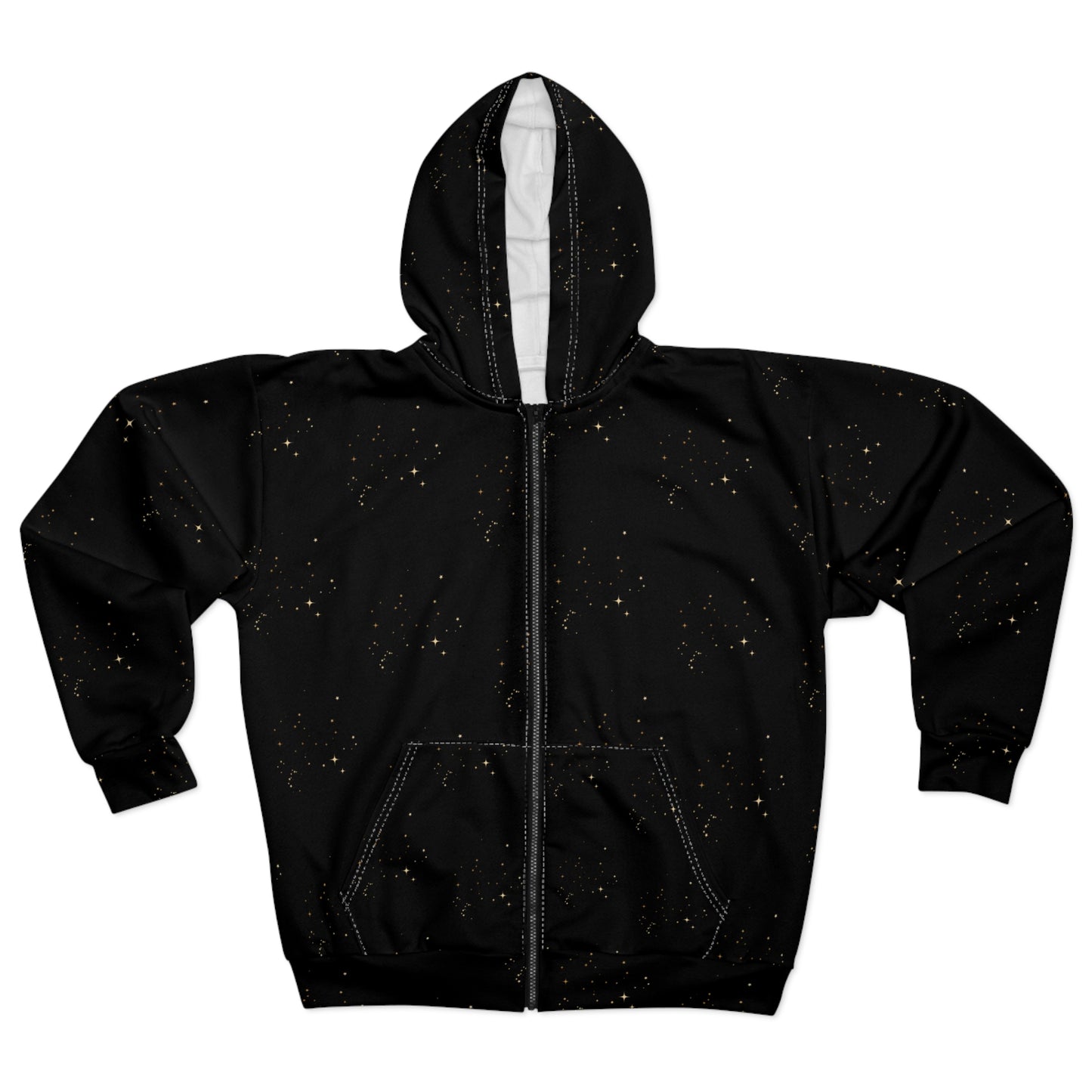 Stars Galore Unisex Zip Hoodie (AOP)