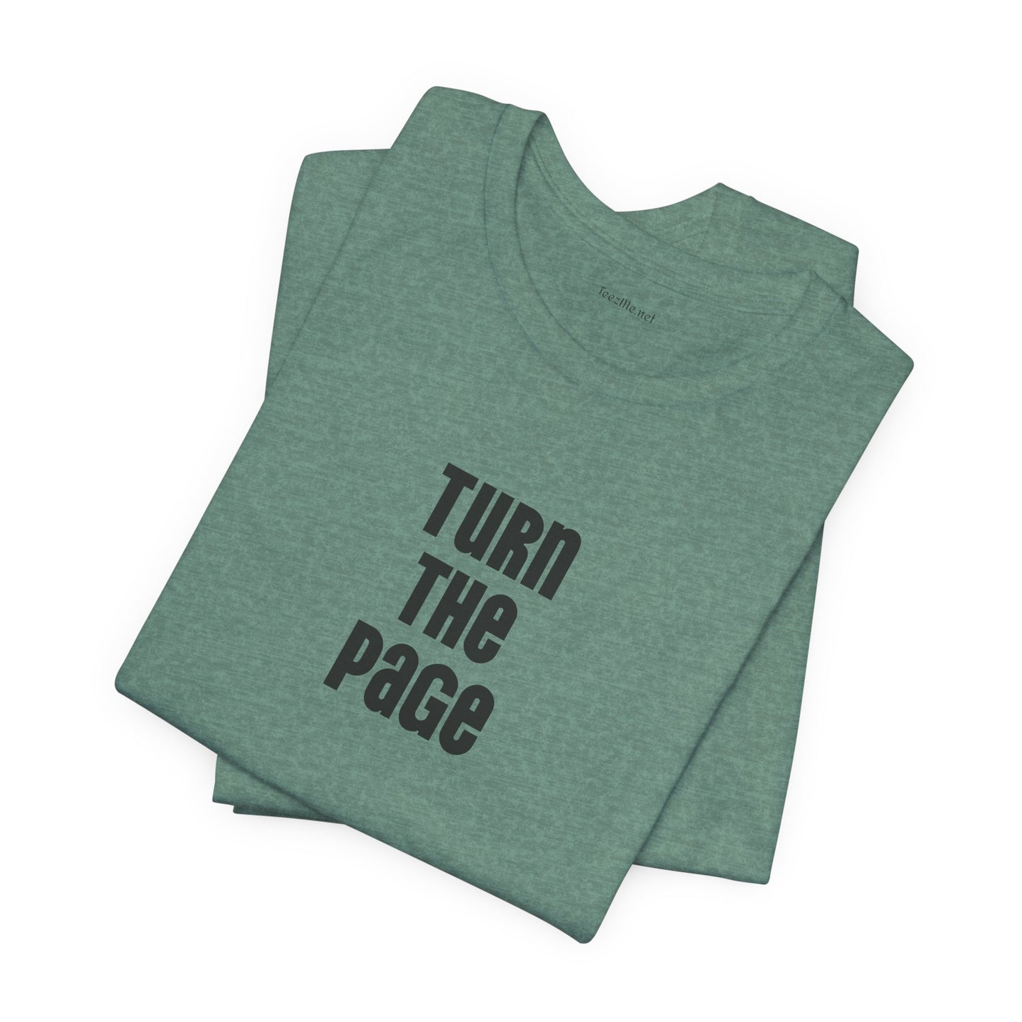 Turn the Page - Unisex Jersey Short Sleeve Tee