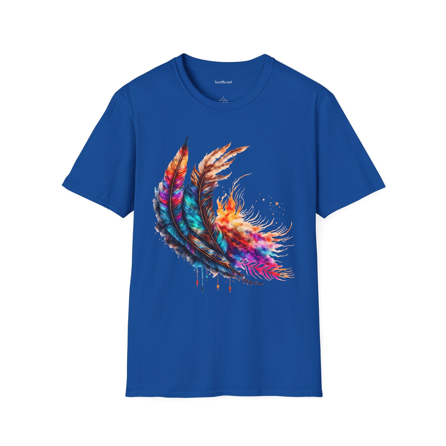 Eagle Feather (1) Unisex Softstyle T-Shirt 100% Cotton Graphic