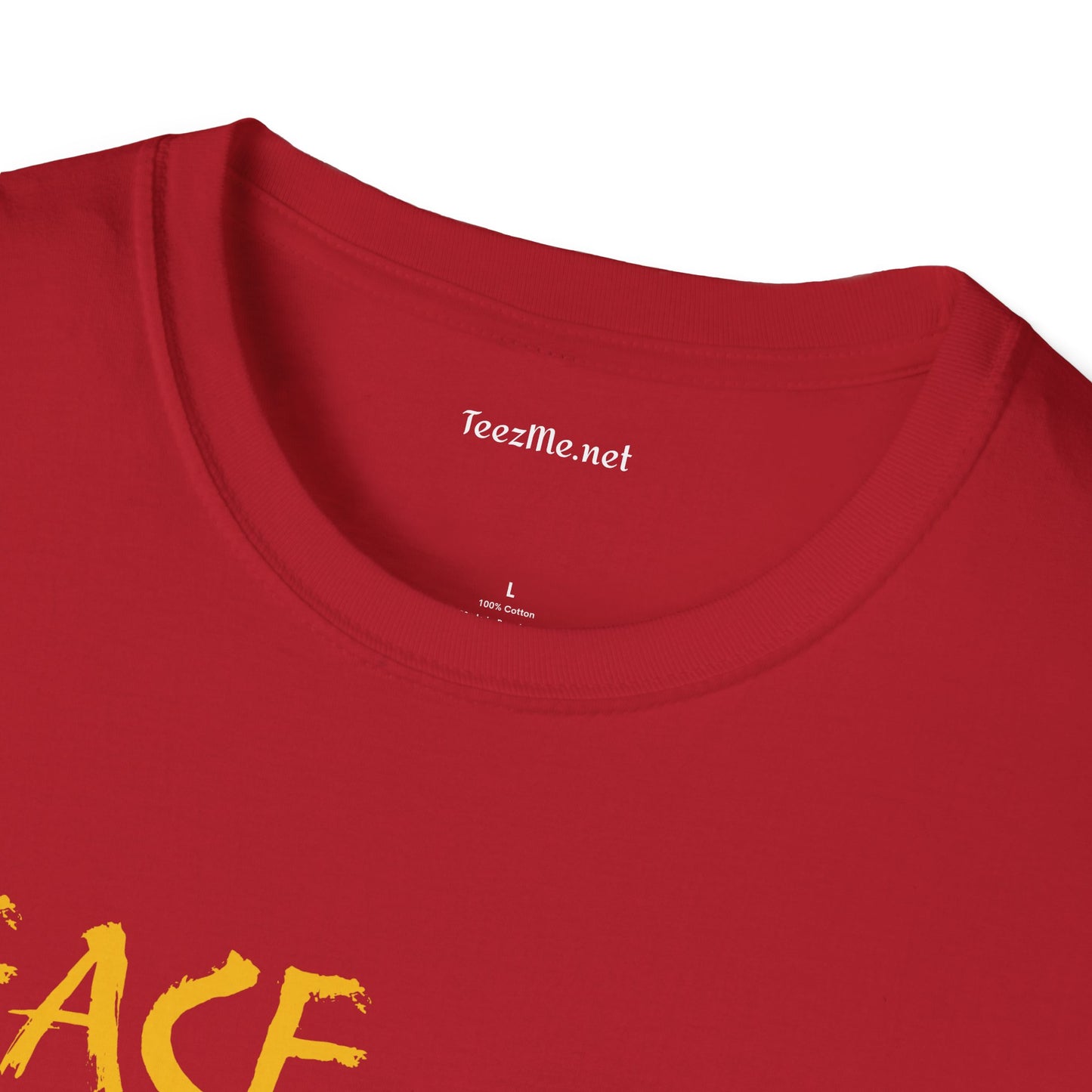Peace Love and Rock'n Roll - Unisex Softstyle T-Shirt 100% Cotton Graphic