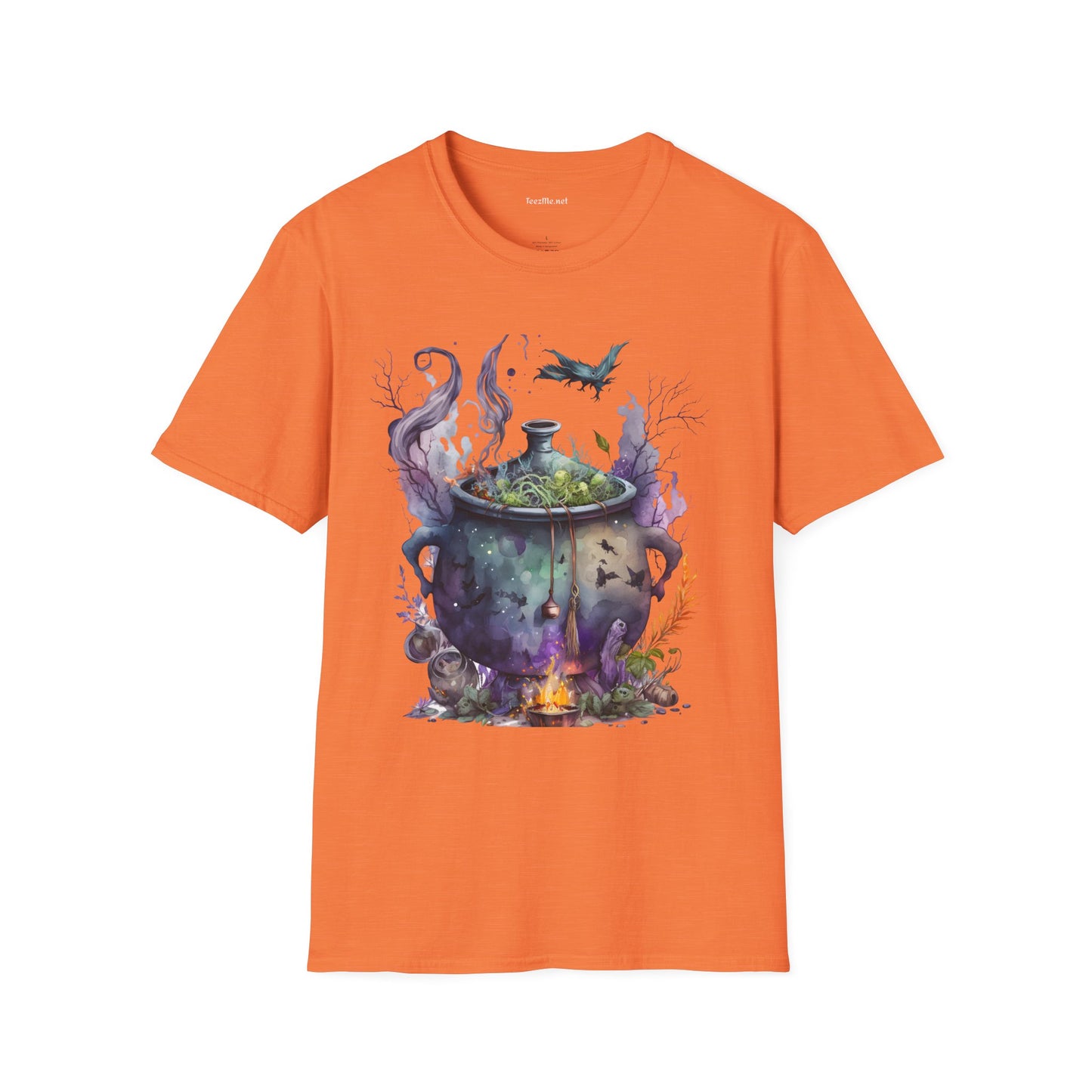 Cauldron Watercolor Unisex Softstyle T-Shirt 100% Cotton Graphic