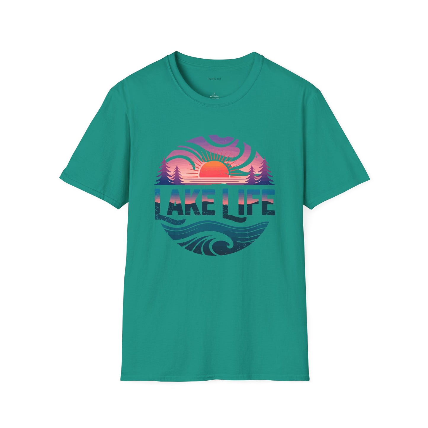Lake Life - Unisex Softstyle T-Shirt 100% Cotton Graphic